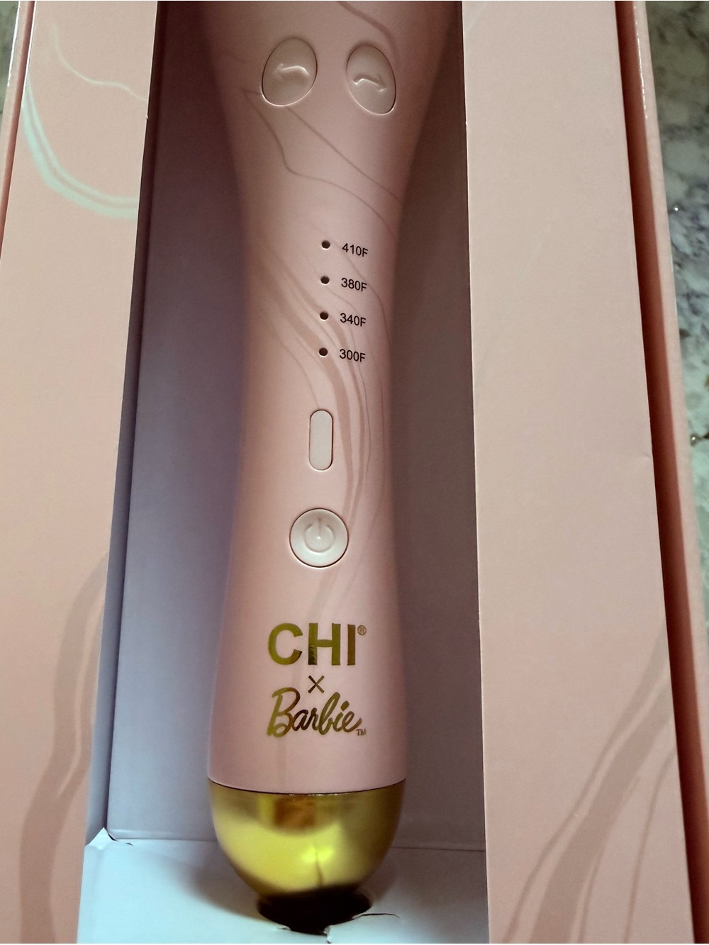 CHI Barbie Pink Ceramic 1" Rotating Curler - Picture 4 of 6